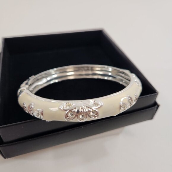 Avon Bangle Bracelet Lot Globalista Enamel / Geometric Dimensions Bundle of 5 - Picture 10 of 15